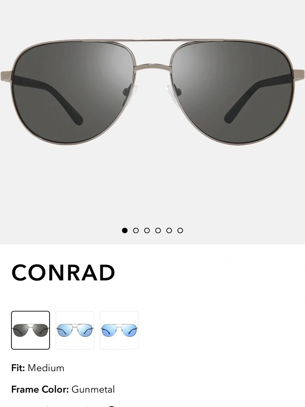 Revo aviator sunglasses